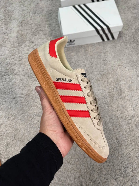 ADIDAS SPEZIAL marrones logo rojo
