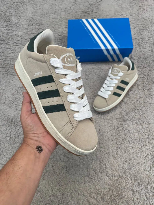 ADIDAS CAMPUS gris y verdes