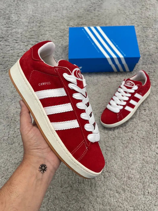 ADIDAS CAMPUS rojas y blancas
