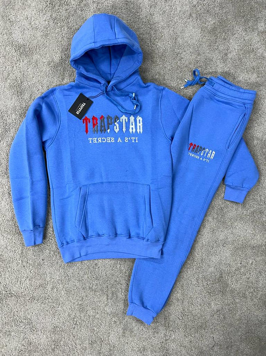 Trapstar azul celeste  logo tricolor