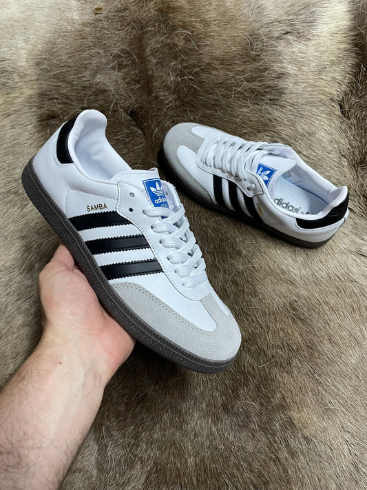 Adidas Samba blanca y negras