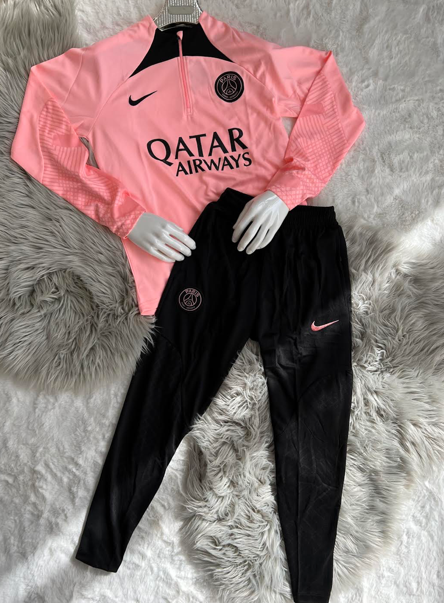 Chandal psg rosa y negro