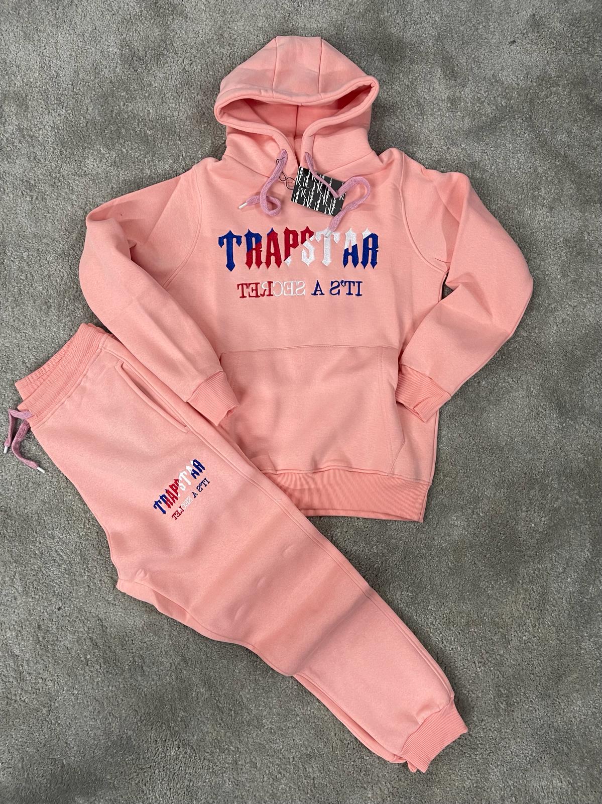 Trapstar rosa  logo tricolor