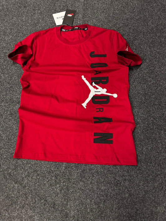 Camiseta Jordan rojo logo lateral