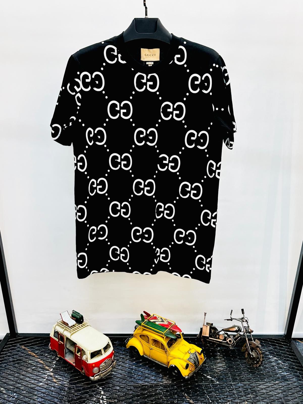 Camiseta gucci negra oversize