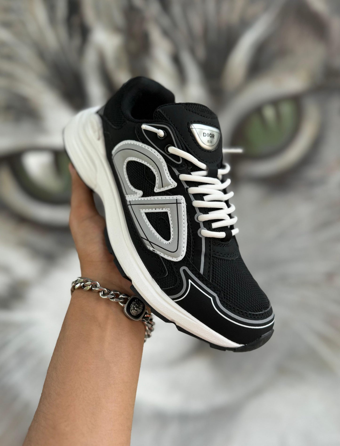 Dior b30 negras logo gris