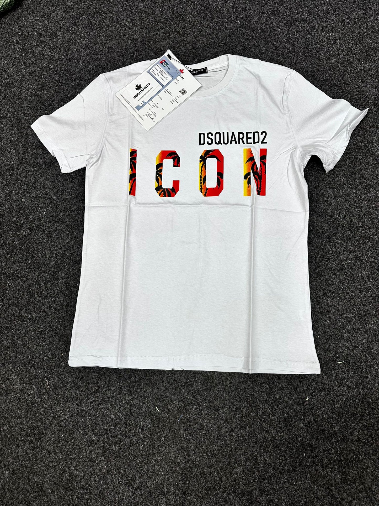 Camiseta Icon blanco logo bicolor