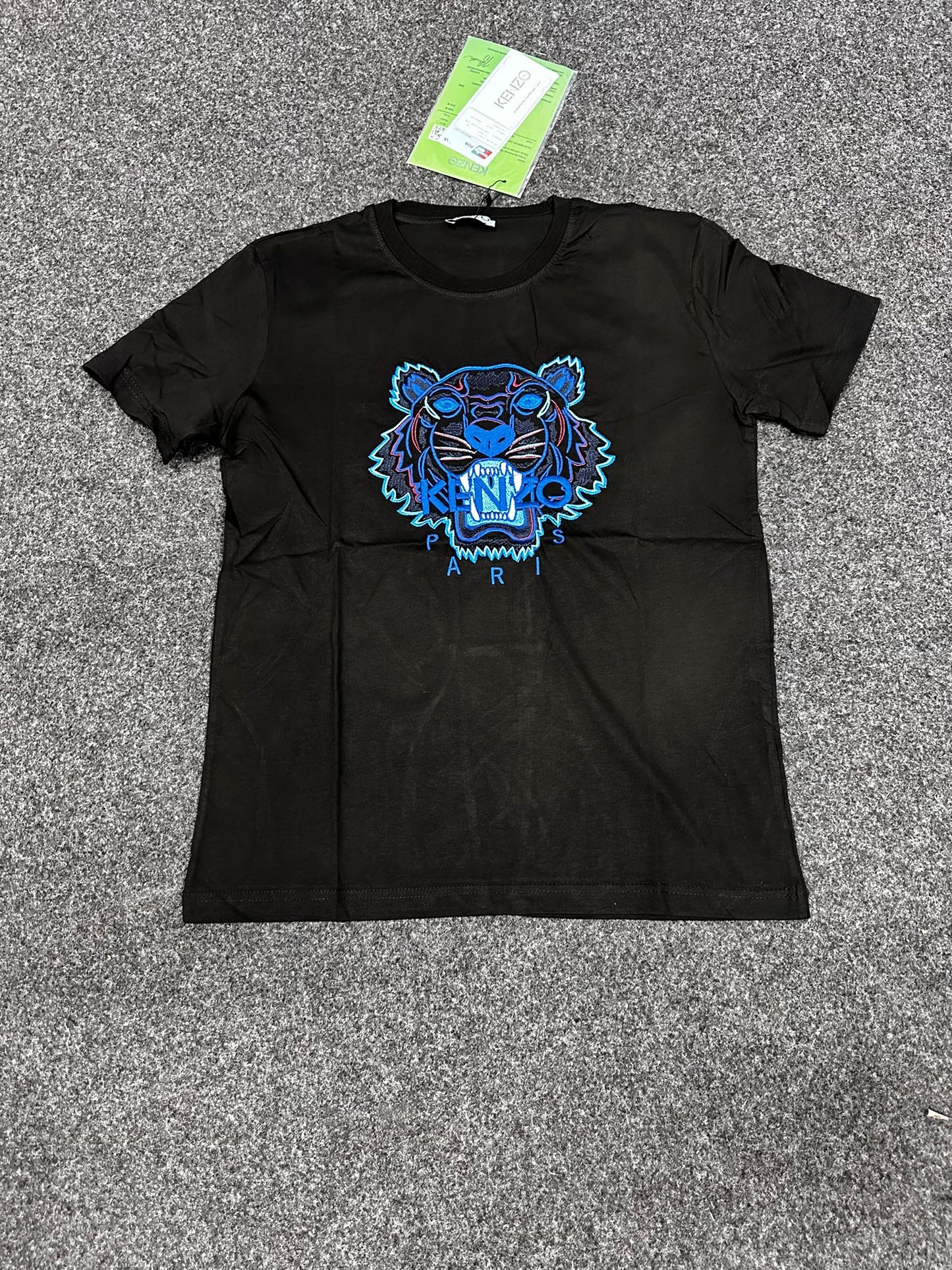 Camiseta Kenzo negro logo azul