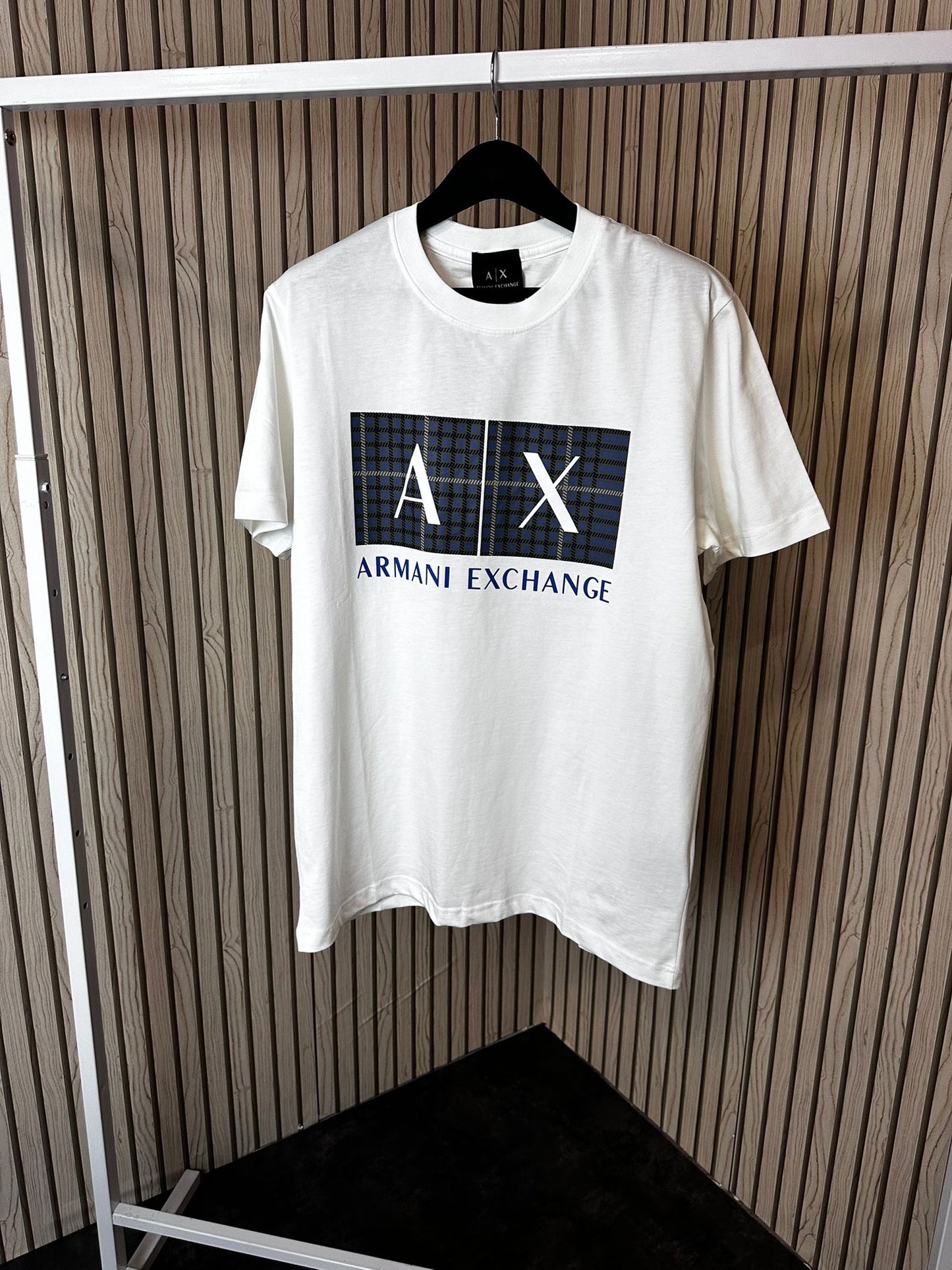 Camiseta armani blanca armani exchange oversize