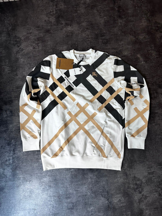 Sudadera Burberry blanca