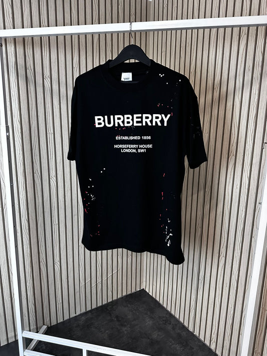 Camiseta BURBERRY negro y blanco