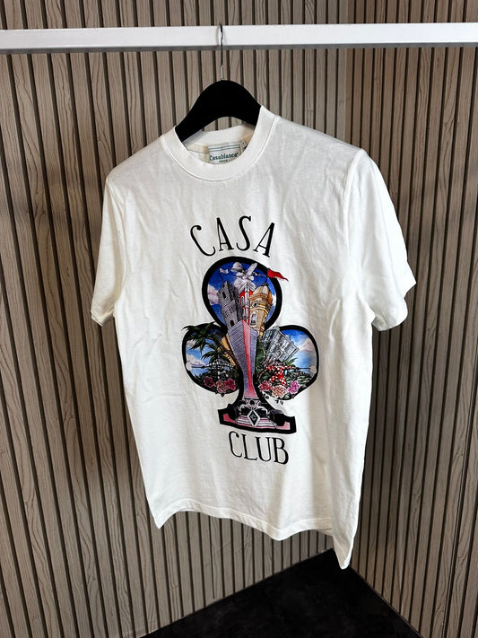 Camiseta Casablanca blanca logo negro