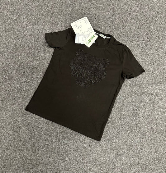 Camiseta kenzo negro logo negro