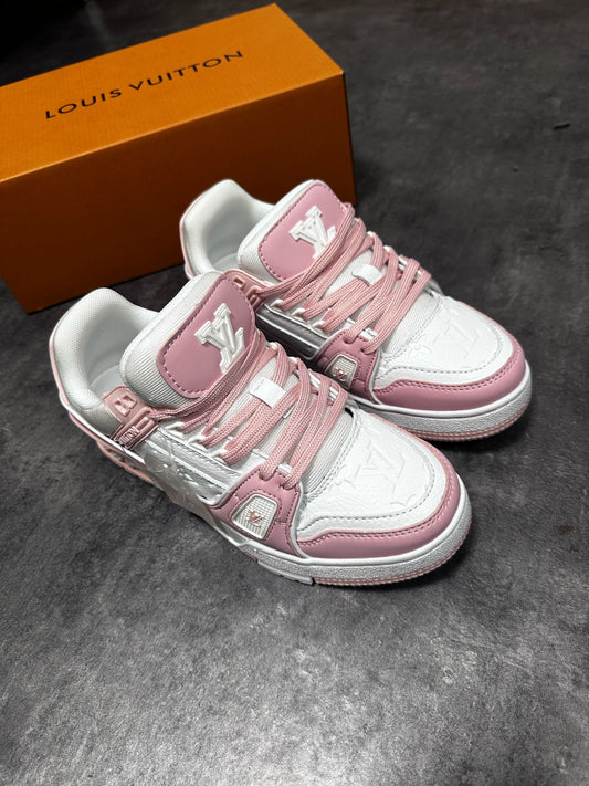 LV Trainer rosas y blancas