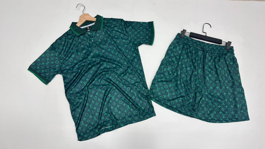 Conjunto lv verde logos