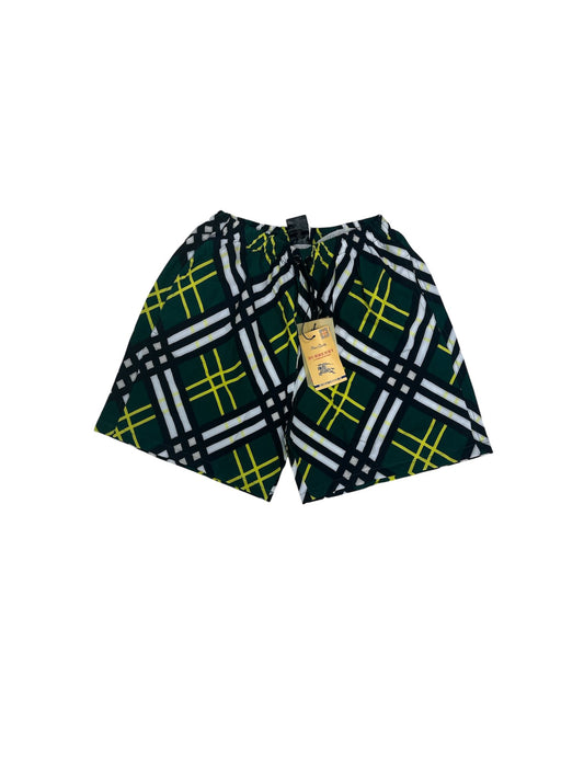 Bañador Burberry azul detalles blancos y verdes