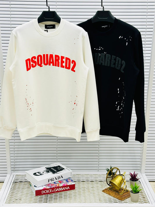 Sudadera DSQUARED2 blanco logo en medio