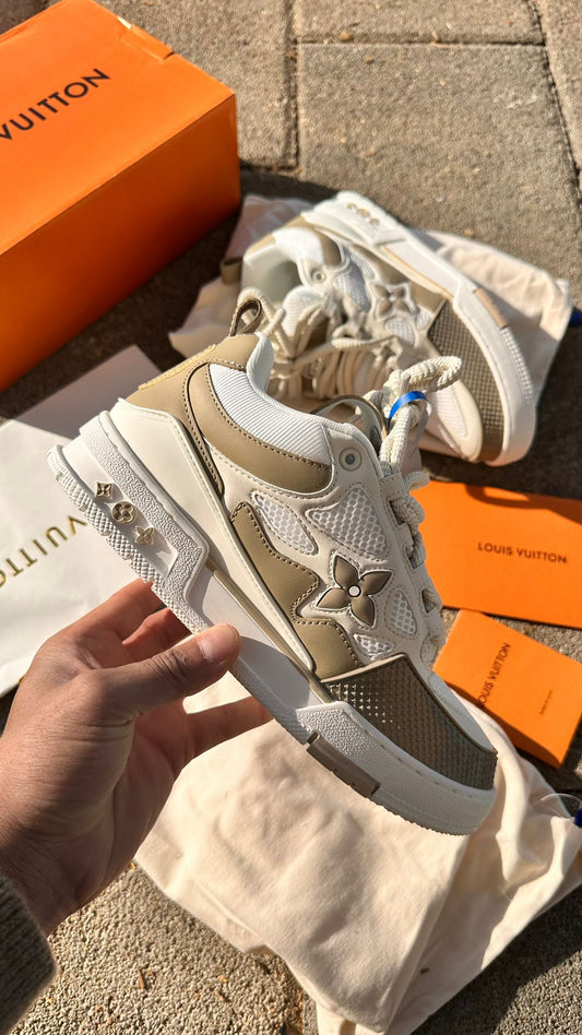 LV Skate blancas y marrones