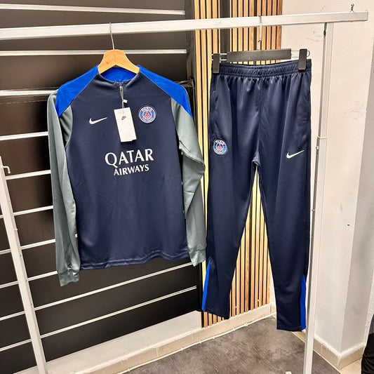 Chandal psg azul marino logo blanco niños