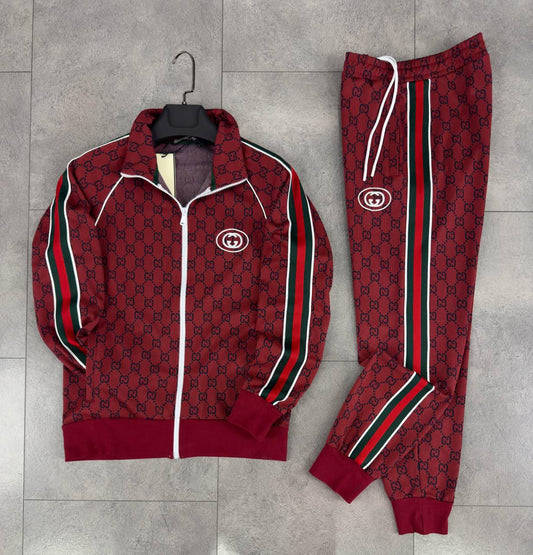 Chandals gucci rojo todo logos