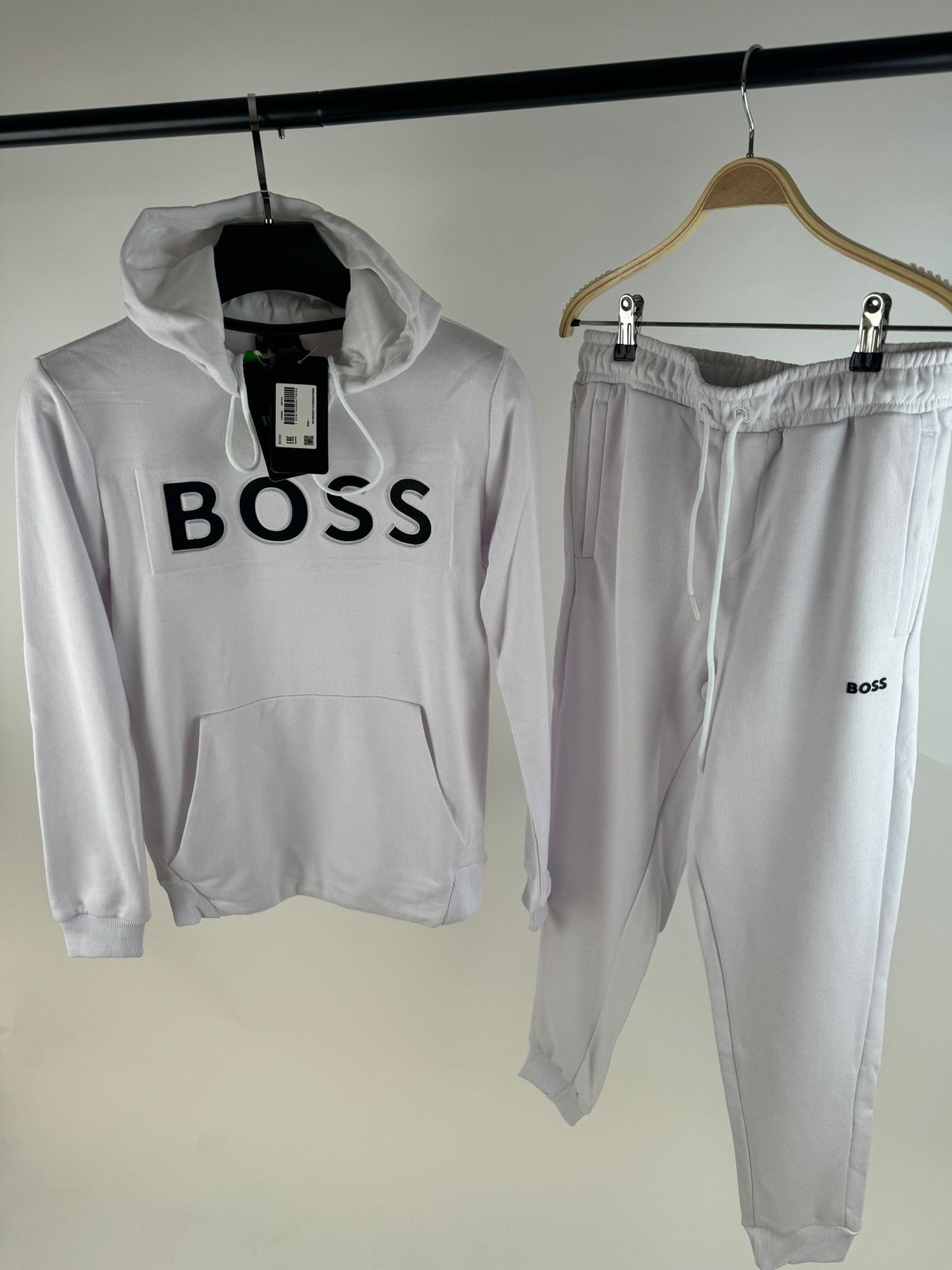 Chandal Hugo Boss blanco logo negro