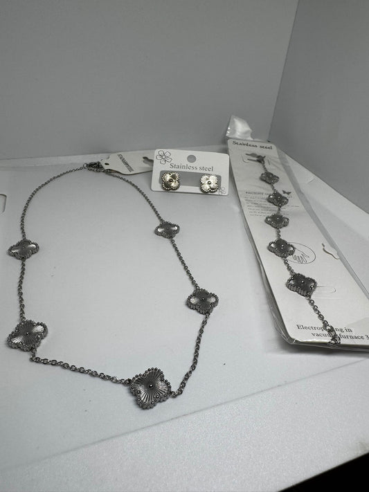 Pack de 3 Collares plateado