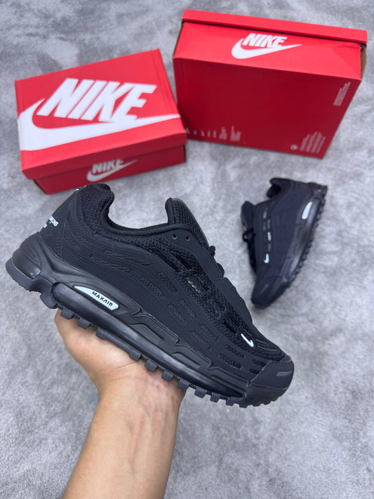 Nike Air max TL negro  logo blanco