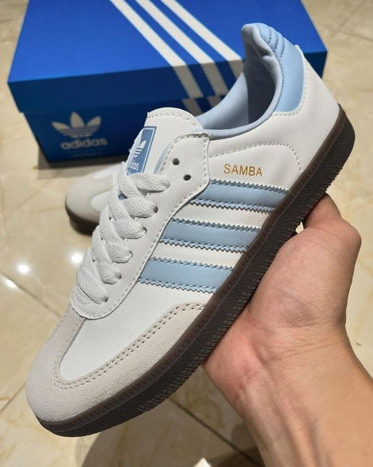 ADIDAS SAMBA BLANCA AZUL