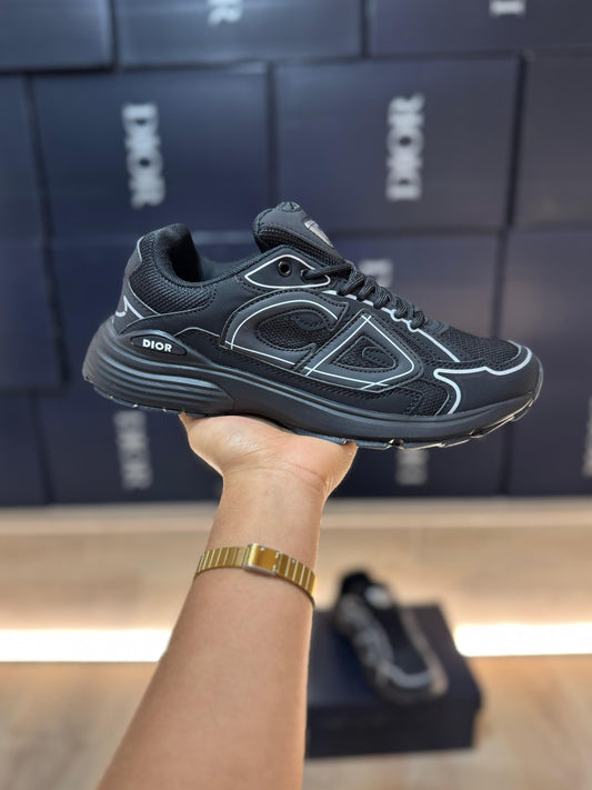 Dior b30 negras logo gris detalles blancos