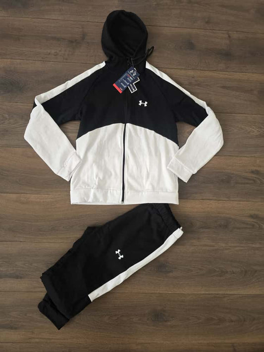 Chandal under armour blanco negro
