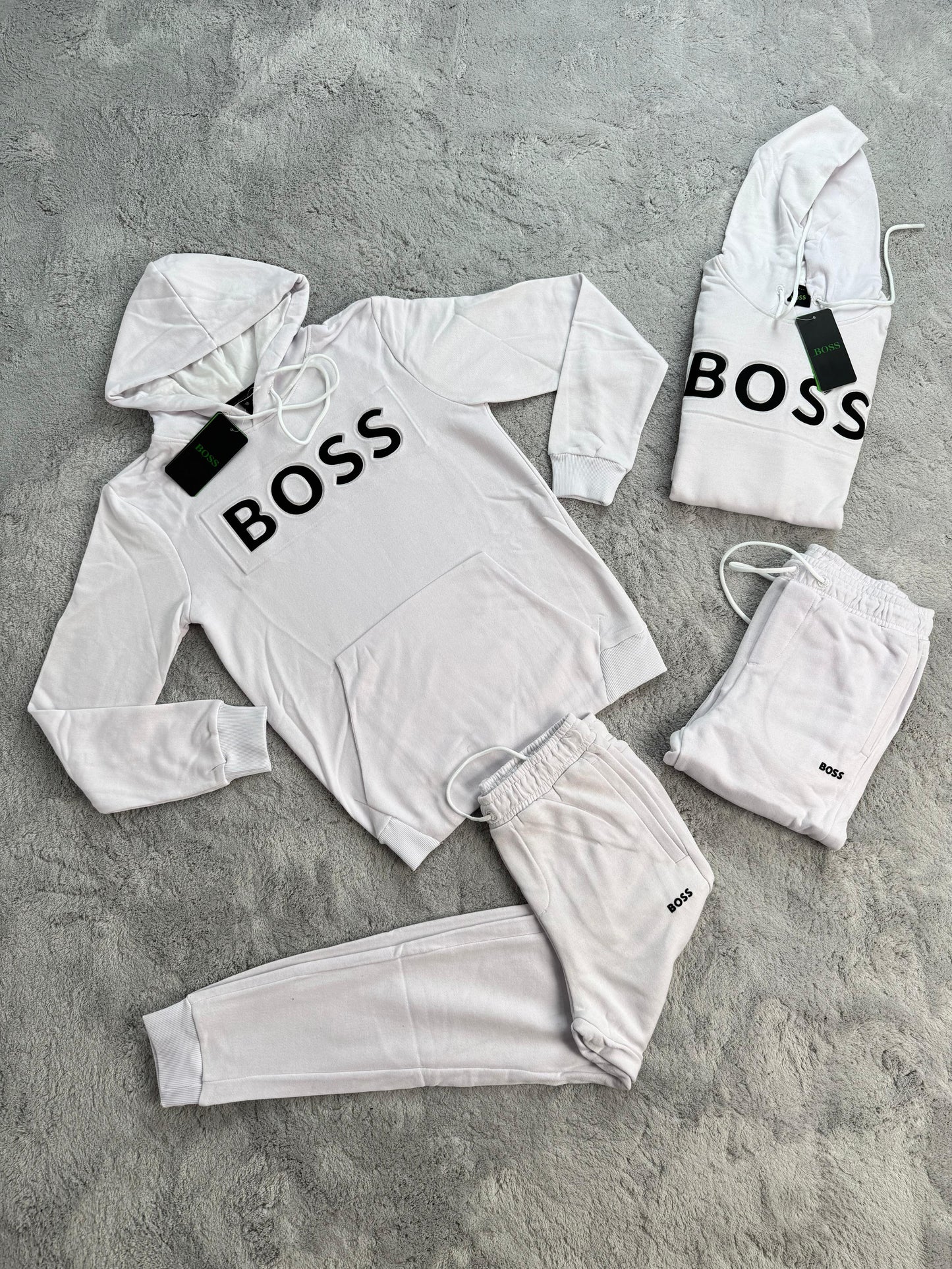 Chandal Hugo Boss blanco logo negro