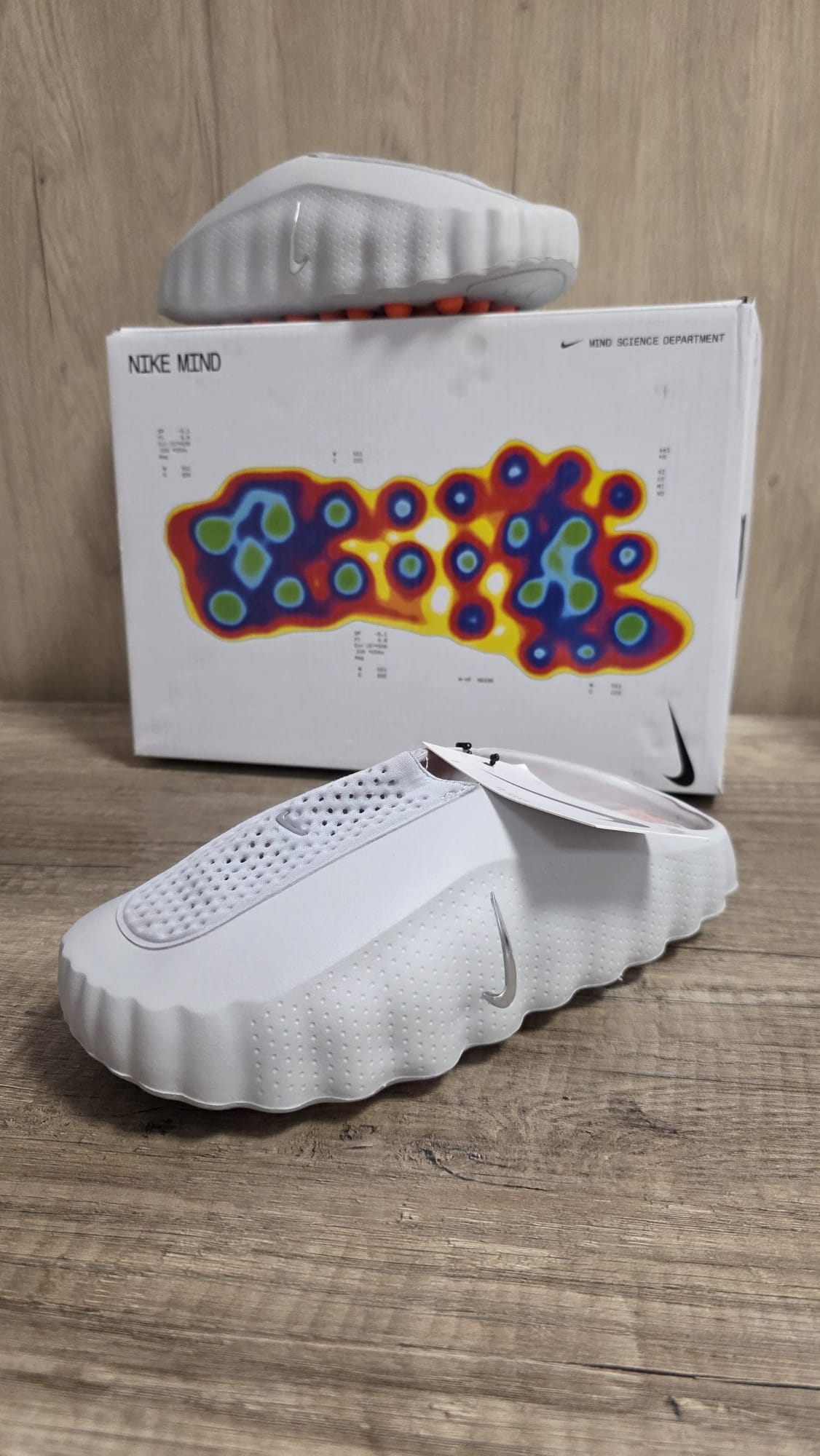 Chanclas Nike mind blancas