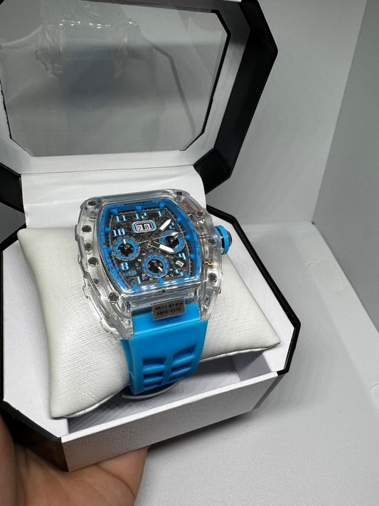 RELOJ RICHARD MILLE AZUL Y GRIS
