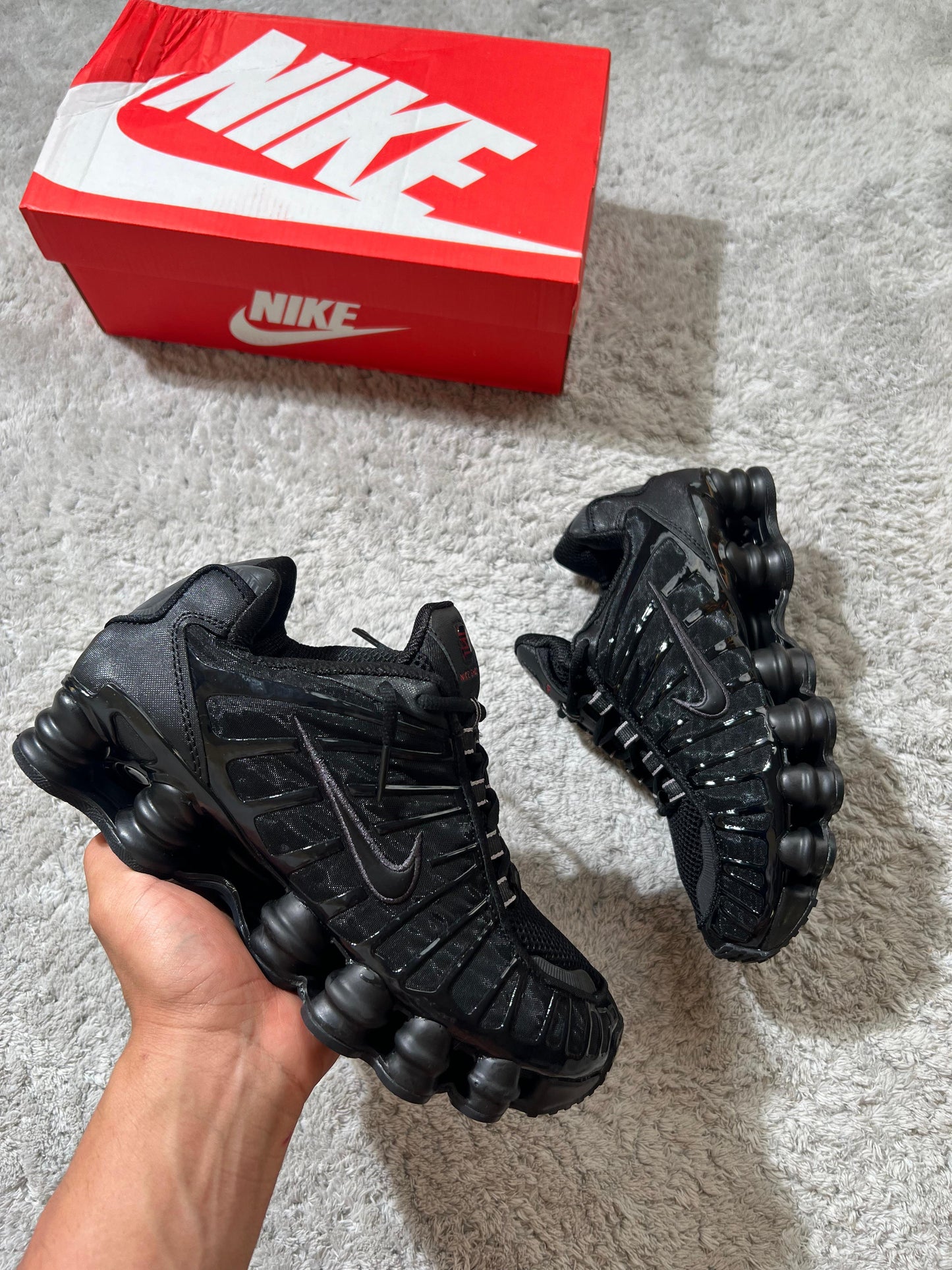 Nike shox negras