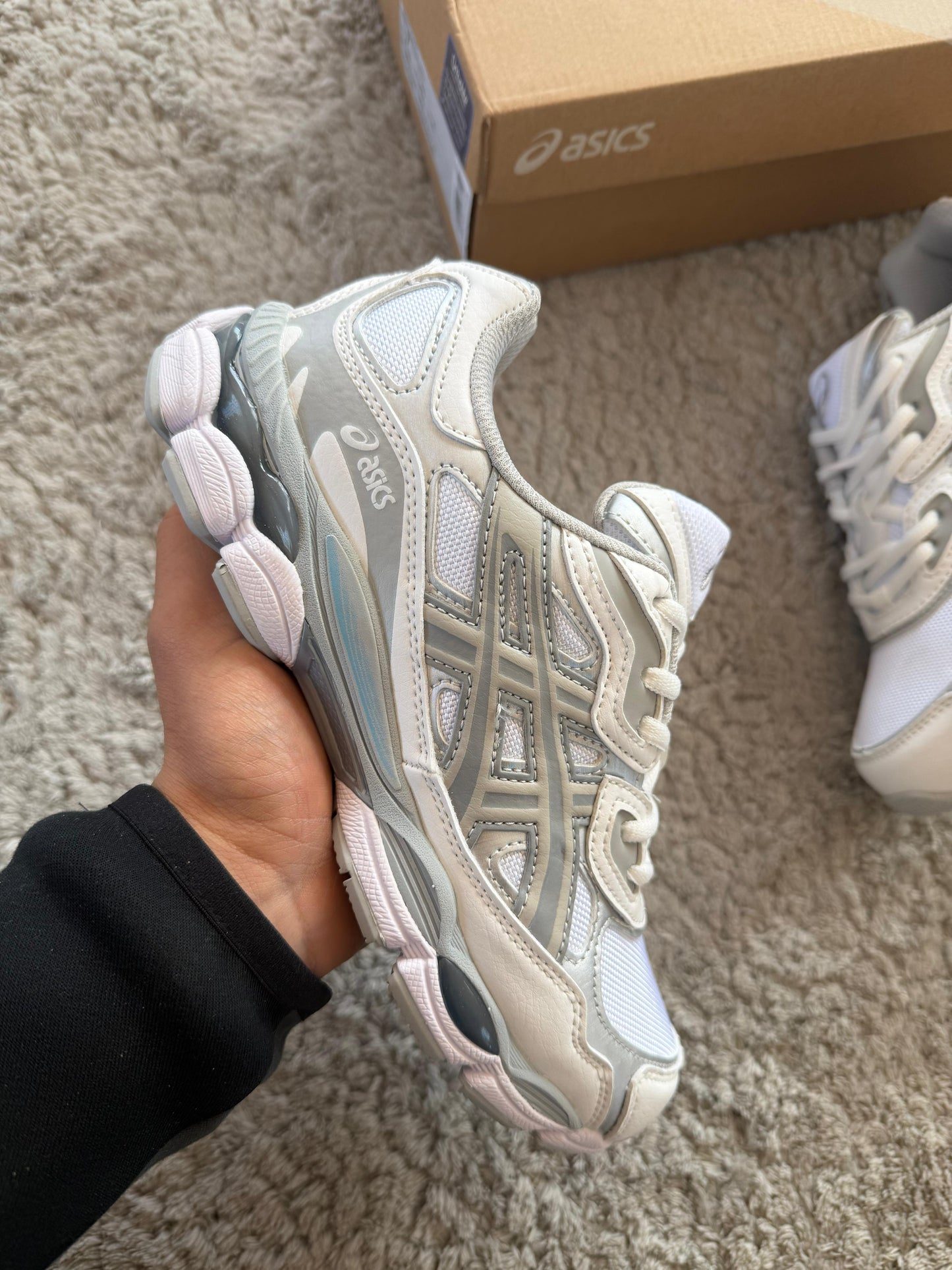 ASICS GEL-NYC blancas logo gris