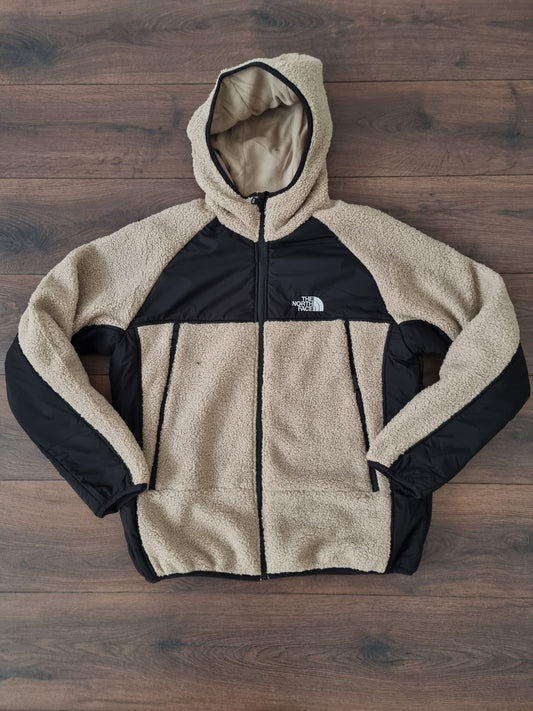 Sudadera north face lana negro marron