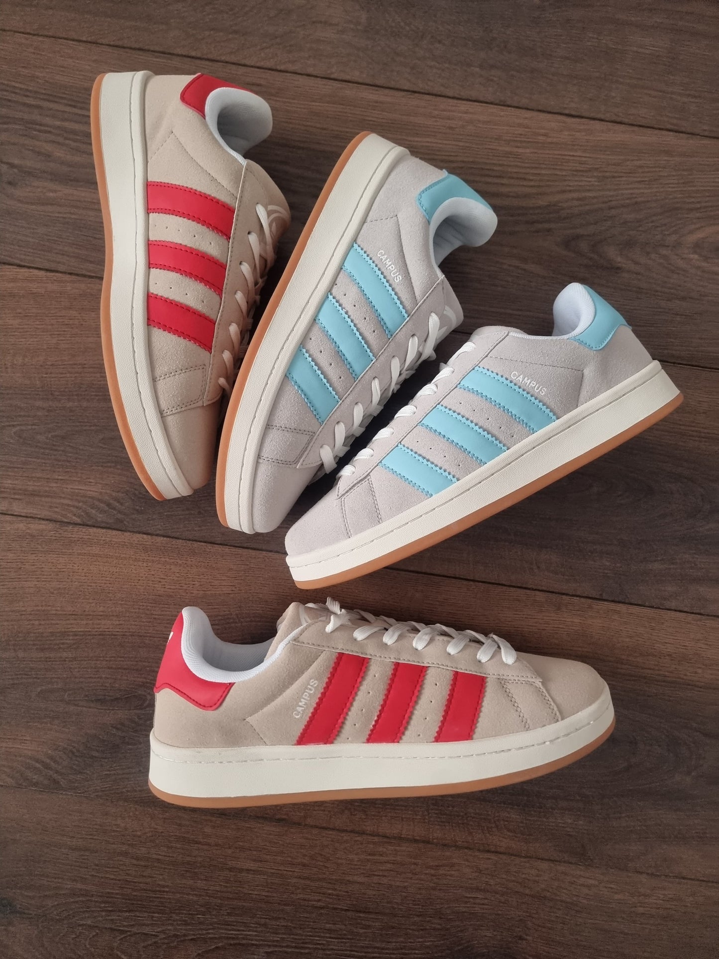 Adidas campus gris azul