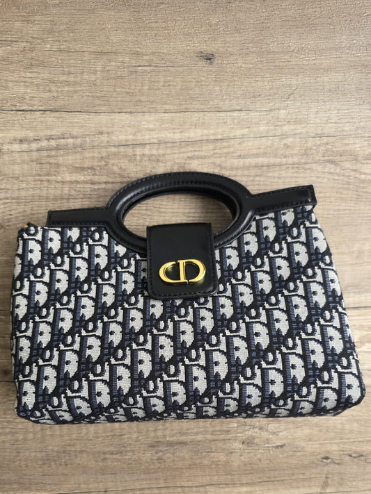Bolso dior blanco negro