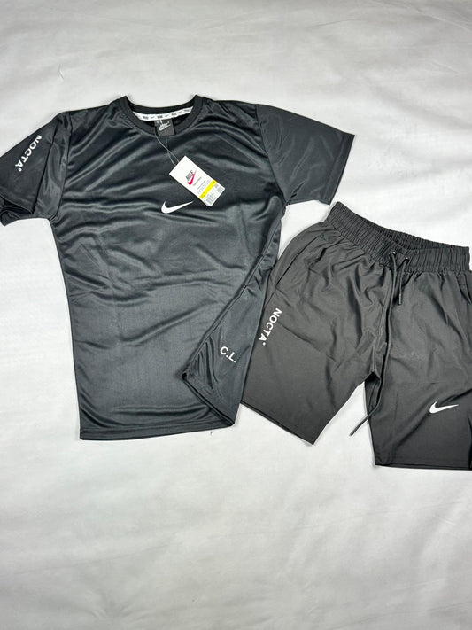Conjunto nike x nocta negro logo blanco