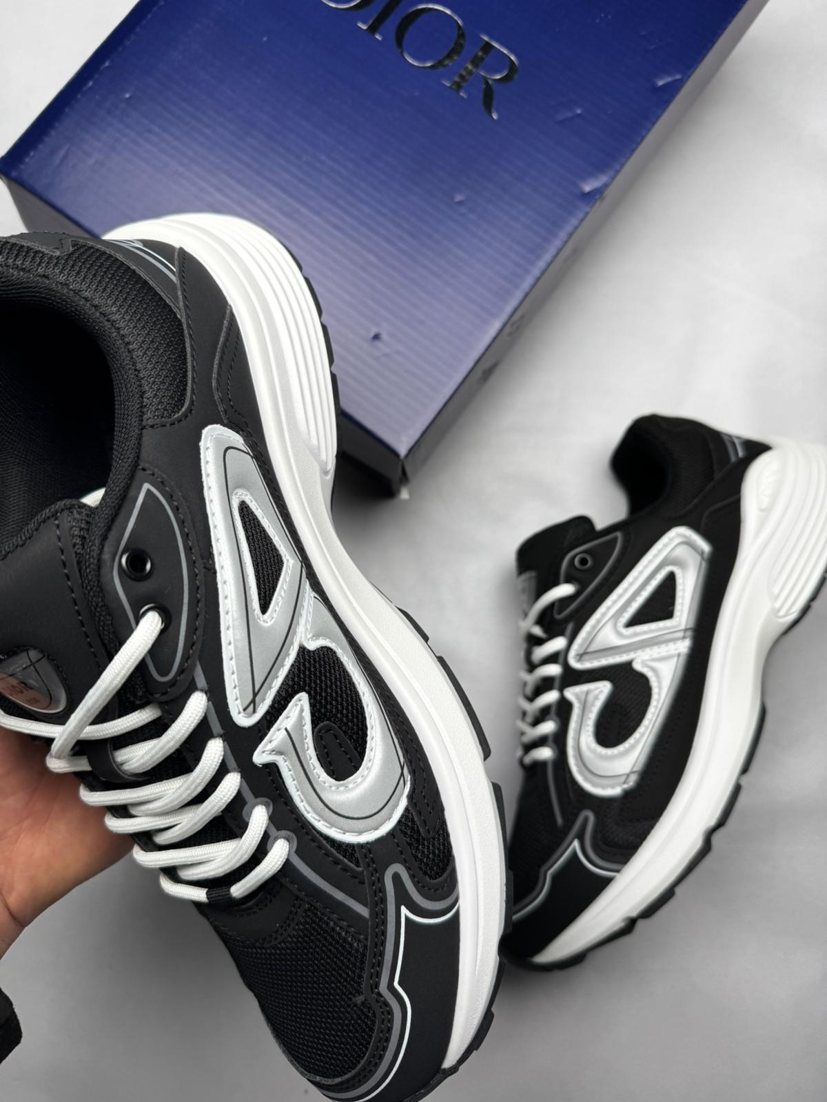 Dior b30 negras y gris detalles blancos