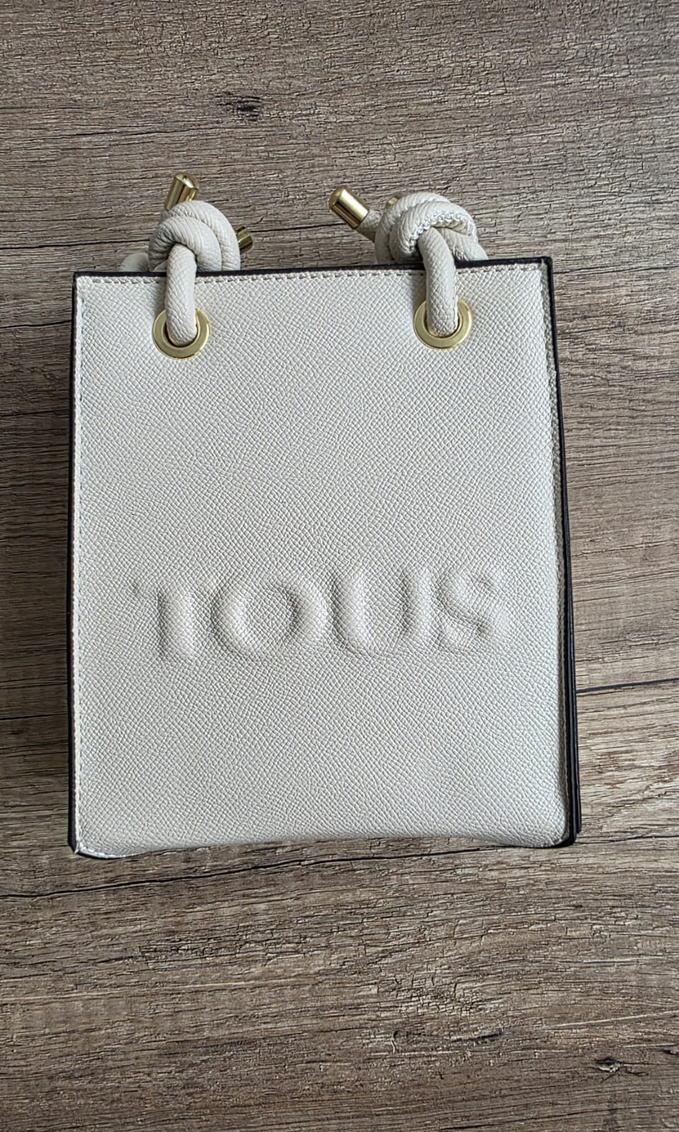 Bolso tous mini blanco