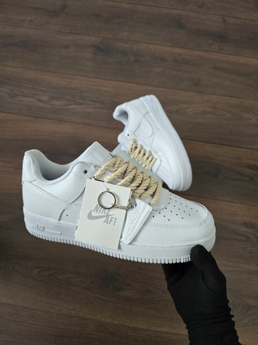 Force blanca cordones cuerda