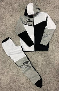 Nike Tech tricolor logo negro