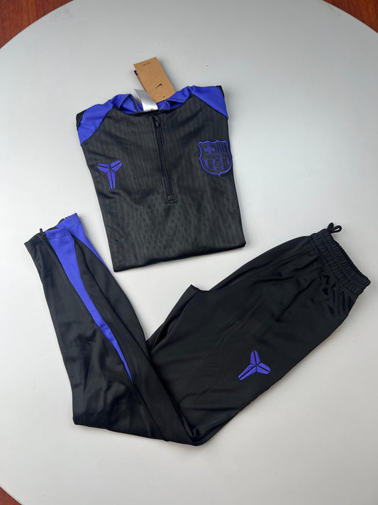 Chandal barcelona negro y morado
