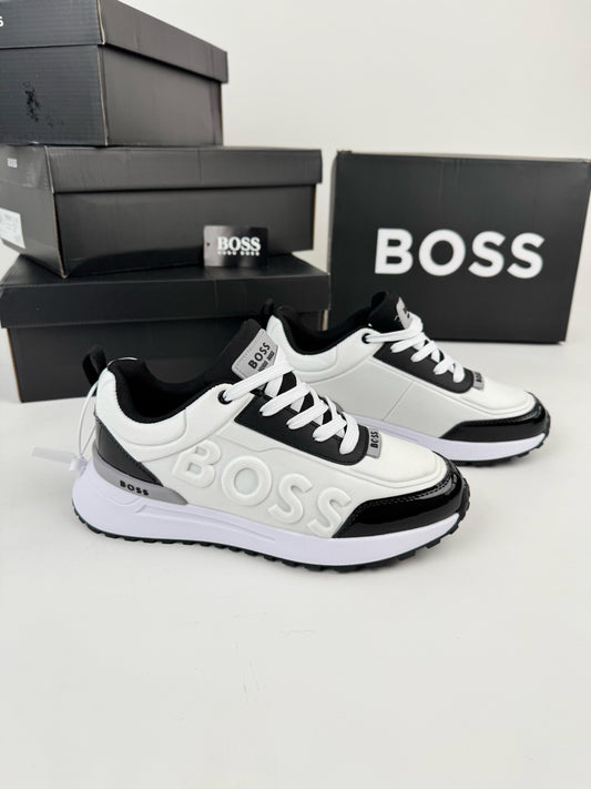 Hugo Boss blancas detalles negros