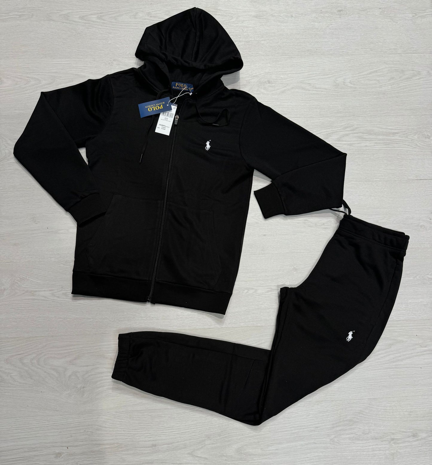 Chandal ralph lauren negro logo blanco