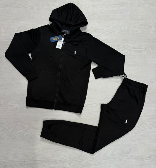 Chandal ralph lauren negro logo blanco