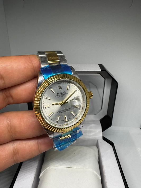 RELOJ ROLEX DORADO Y PLATEADO