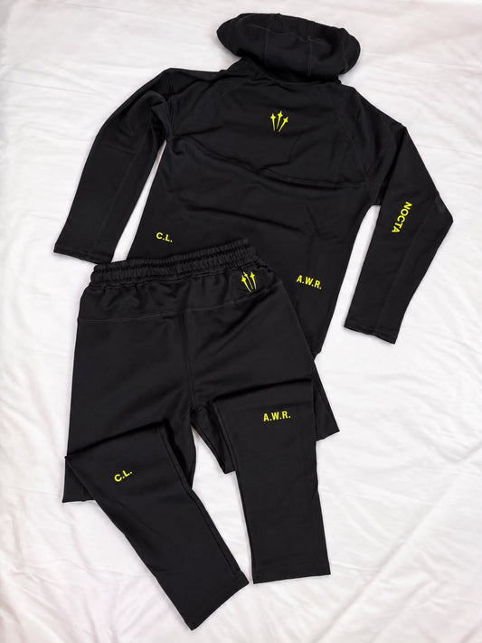 Chandal nike negro x NOCTA detalles amarillos
