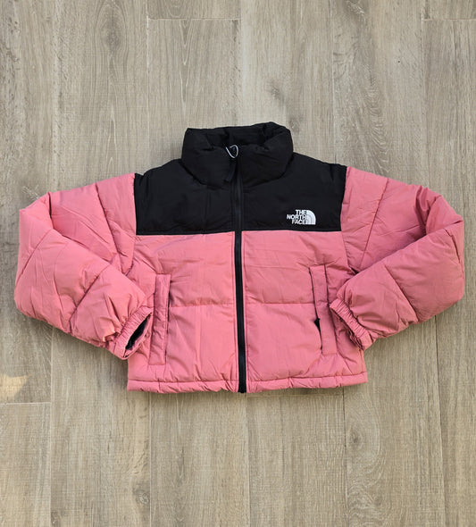 Abrigo the north face mujer negro rosa